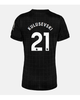 Billige Fotballdrakt Tottenham Hotspur Dejan Kulusevski #21 Replika Bortedrakt Dame 2025-26 Kortermet Billige Fotballdrakt Tottenham Hotspur Dejan Kulusevski #21 Replika Bortedrakt Dame 2025-26 Kortermet